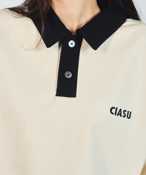 CIASU(シアス)の「ギザステッチポロシャツ(ポロシャツ・メンズ・アイボリー/ネイビー/ブラック/ブラウン・MEDIUM/LARGE)」の13枚目の写真