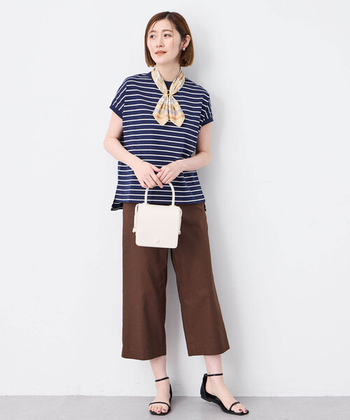 Petit Honfleur（プチオンフルール）の「2025年春夏【接触冷感】スカーフ（ストール/ショール・レディース・ブルー/ベージュ/モカ/ネイビー・フリー）」の11枚目の写真