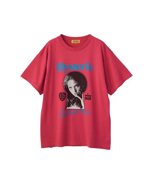 ほぼ未使用　ヒステリックグラマー　オーバーサイズ　Tシャツ　　ヒスベア　レッド ほぼ未使用 ヒステリックグラマー オーバーサイズ Tシャツ