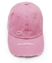 MASONPRINCEヴィンテージウォッシュ加工 ベースボールキャップ ヴィンテージウォッシュ加工&ダメージ加工 ベースボールキャップ