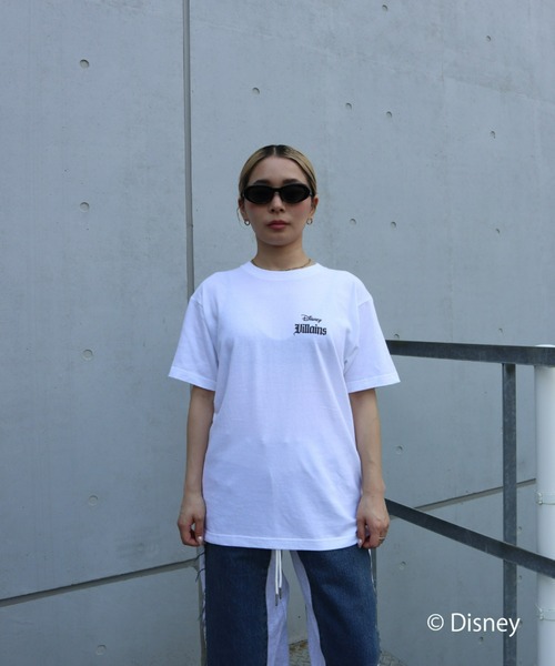 FIG&VIPER(フィグアンドバイパー)の「Disney Villains/BIG T(ディズニーヴィランズ)(Tシャツ/カットソー・レディース・ダークグレー/ホワイト・FREE)」の4枚目の写真