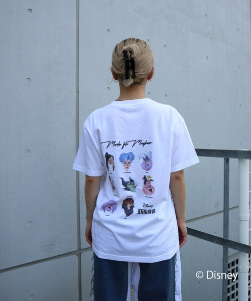 FIG&VIPER(フィグアンドバイパー)の「Disney Villains/BIG T(ディズニーヴィランズ)(Tシャツ/カットソー・レディース・ダークグレー/ホワイト・FREE)」の6枚目の写真