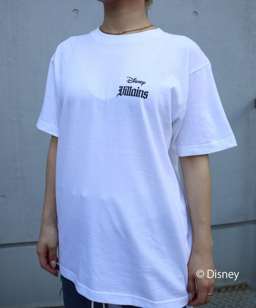 FIG&VIPER(フィグアンドバイパー)の「Disney Villains/BIG T(ディズニーヴィランズ)(Tシャツ/カットソー・レディース・ダークグレー/ホワイト・FREE)」の9枚目の写真