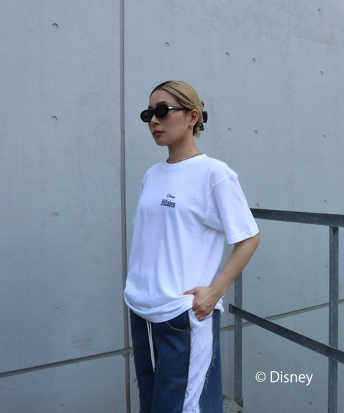 FIG&VIPER(フィグアンドバイパー)の「Disney Villains/BIG T(ディズニーヴィランズ)(Tシャツ/カットソー・レディース・ダークグレー/ホワイト・FREE)」の11枚目の写真