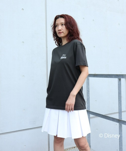 FIG&VIPER(フィグアンドバイパー)の「Disney Villains/BIG T(ディズニーヴィランズ)(Tシャツ/カットソー・レディース・ダークグレー/ホワイト・FREE)」の13枚目の写真