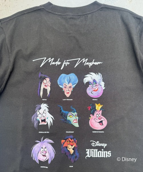 FIG&VIPER(フィグアンドバイパー)の「Disney Villains/BIG T(ディズニーヴィランズ)(Tシャツ/カットソー・レディース・ダークグレー/ホワイト・FREE)」の16枚目の写真
