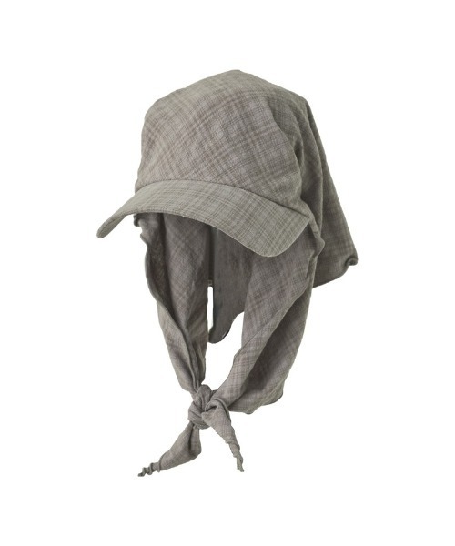 Re:EDIT（リエディ）の「[2025 SUMMER COLLECTION]チェック柄バックリボンキャップ（キャップ・レディース・ネイビー/グレー/ブラック・FREE）」の3枚目の写真