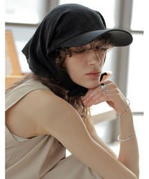 Re:EDIT | [2025 SUMMER COLLECTION]チェック柄バックリボンキャップ(キャップ)