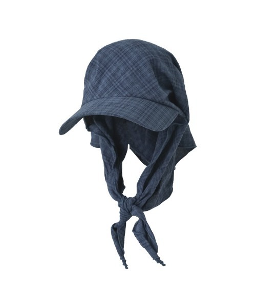 Re:EDIT（リエディ）の「[2025 SUMMER COLLECTION]チェック柄バックリボンキャップ（キャップ・レディース・ネイビー/グレー/ブラック・FREE）」の12枚目の写真