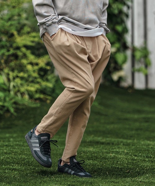 mp13789- Stretch Twill Unique Three Dimensional Pants イージー