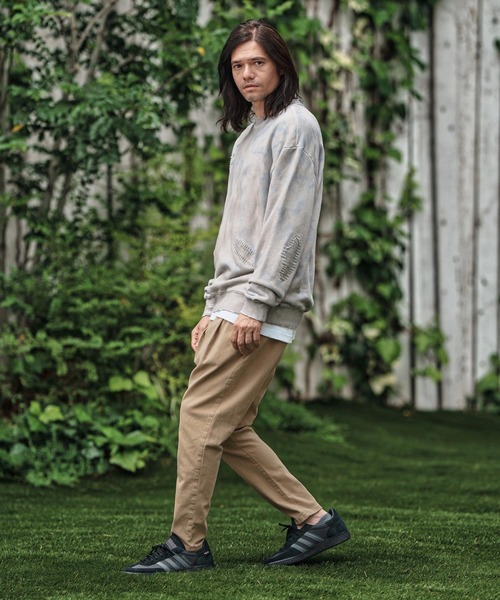 CAMBIO(カンビオ)の「mp13789- Stretch Twill Unique Three Dimensional Pants イージーパンツ(その他パンツ・メンズ・ブラック/キナリ/サンドベージュ・S/M/L)」の6枚目の写真