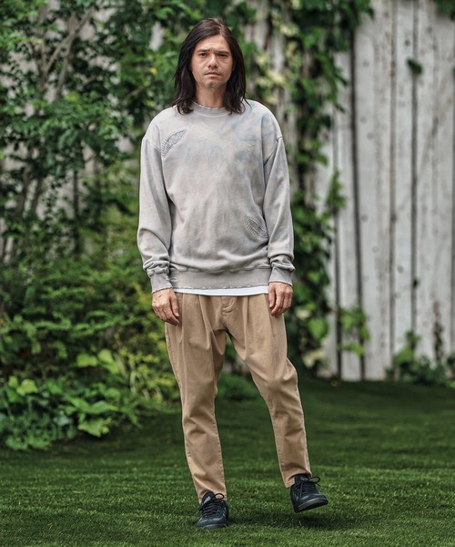CAMBIO(カンビオ)の「mp13789- Stretch Twill Unique Three Dimensional Pants イージーパンツ(その他パンツ・メンズ・ブラック/キナリ/サンドベージュ・S/M/L)」の8枚目の写真