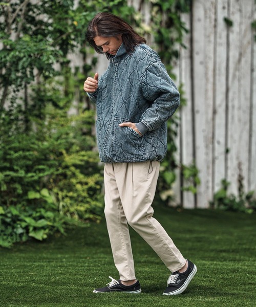 CAMBIO(カンビオ)の「mp13789- Stretch Twill Unique Three Dimensional Pants イージーパンツ(その他パンツ・メンズ・ブラック/キナリ/サンドベージュ・S/M/L)」の12枚目の写真
