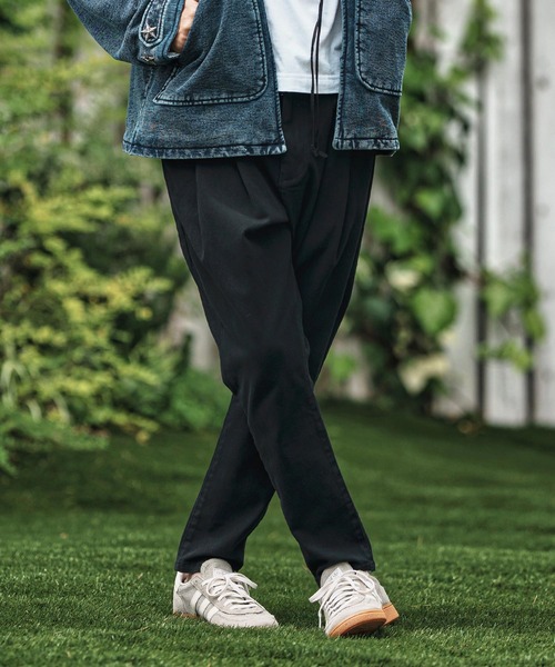 CAMBIO(カンビオ)の「mp13789- Stretch Twill Unique Three Dimensional Pants イージーパンツ(その他パンツ・メンズ・ブラック/キナリ/サンドベージュ・S/M/L)」の16枚目の写真