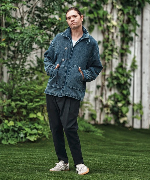 CAMBIO(カンビオ)の「mp13789- Stretch Twill Unique Three Dimensional Pants イージーパンツ(その他パンツ・メンズ・ブラック/キナリ/サンドベージュ・S/M/L)」の17枚目の写真