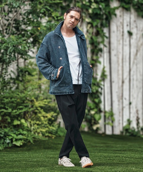 CAMBIO(カンビオ)の「mp13789- Stretch Twill Unique Three Dimensional Pants イージーパンツ(その他パンツ・メンズ・ブラック/キナリ/サンドベージュ・S/M/L)」の18枚目の写真