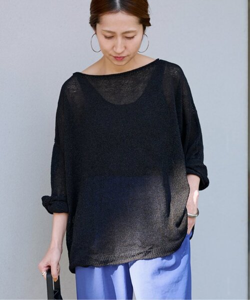 ≪追加≫ウォッシャブルニュアンスワイドワイドプルオーバー 3