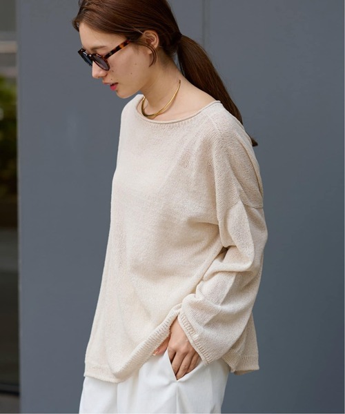 即納 新品 FRAMeWORK ウォッシャブルニュアンスワイドプルオーバー ≪追加≫ウォッシャブルニュアンスワイドワイドプルオーバー 3