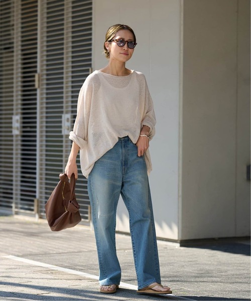 FRAMeWORK ウォッシャブルニュアンスワイドプルオーバー ≪新色追加≫ウォッシャブルニュアンスワイドプルオーバー2