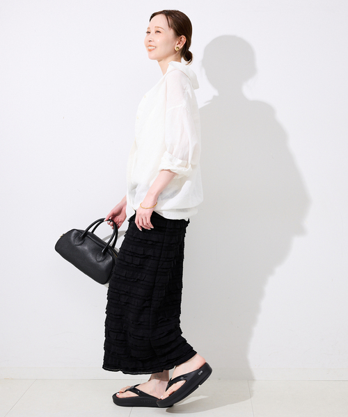 MARCO BIANCHINI(マルコビアンチーニ)の「MARCO BIANCHINI/マルコ・ビアンキーニ レザーボストンBAG 25112(ボストンバッグ・レディース・ブラック/ブラウン・FREE)」の5枚目の写真