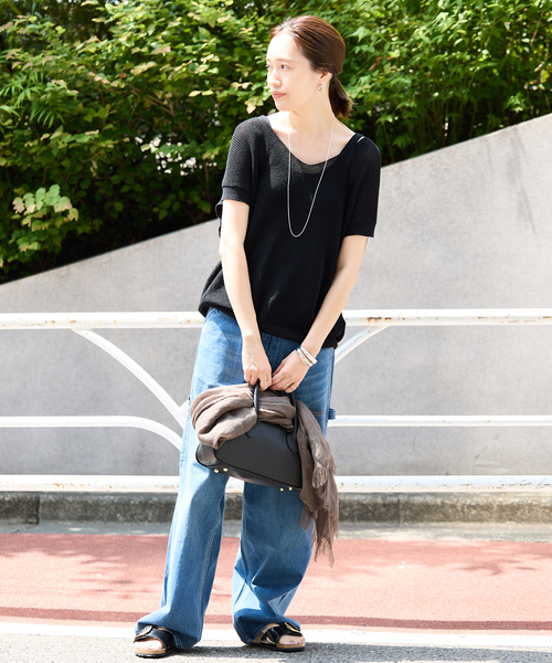 MARCO BIANCHINI(マルコビアンチーニ)の「MARCO BIANCHINI/マルコ・ビアンキーニ レザーボストンBAG 25112(ボストンバッグ・レディース・ブラック/ブラウン・FREE)」の9枚目の写真