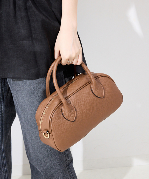 MARCO BIANCHINI(マルコビアンチーニ)の「MARCO BIANCHINI/マルコ・ビアンキーニ レザーボストンBAG 25112(ボストンバッグ・レディース・ブラック/ブラウン・FREE)」の13枚目の写真