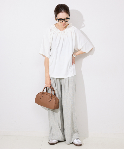 MARCO BIANCHINI(マルコビアンチーニ)の「MARCO BIANCHINI/マルコ・ビアンキーニ レザーボストンBAG 25112(ボストンバッグ・レディース・ブラック/ブラウン・FREE)」の16枚目の写真