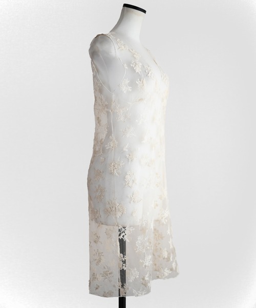 Marient（マリエント）の「レースシアーノースリOP（ワンピース・レディース・クリーム・FREE）」の4枚目の写真