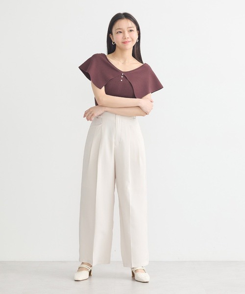 【全3色】ノースリブニットトップ　アイボリー レッド ブラック【pola-t4637top】( vdh )(241125) 楽天市場】【SALE／58%OFF】DIESEL メンズ ニット オール