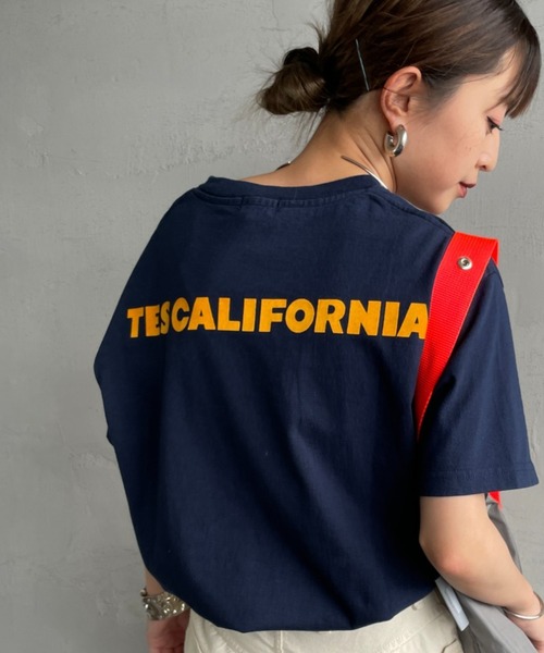 tシャツ 「THE ENDLESS SUMMER/エンドレスサマー」 別注 TES CALIFORNIA バックプリントTシャツ レディース メンズ THE ENDLESS SUMMER/エンドレスサマー] 別注 TES CALIFORNIA