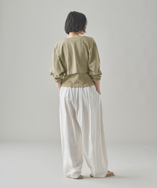 Curensology(カレンソロジー)の「Curensology(カレンソロジー)/<&RC>フェードコンビカーディガン(カーディガン/ボレロ・レディース・ベージュ/グレー・FREE)」の7枚目の写真