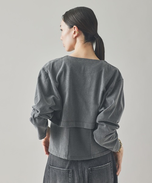 Curensology(カレンソロジー)の「Curensology(カレンソロジー)/<&RC>フェードコンビカーディガン(カーディガン/ボレロ・レディース・ベージュ/グレー・FREE)」の11枚目の写真