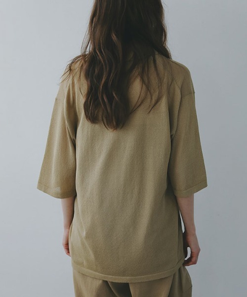 ハーフスリーブニットポロ（Tシャツ/カットソー）｜ETRE TOKYO