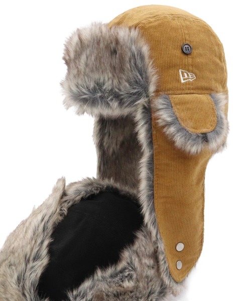 ニューエラ トラッパー コーデュロイ無地 ファー（キャップ）｜NEW ERA