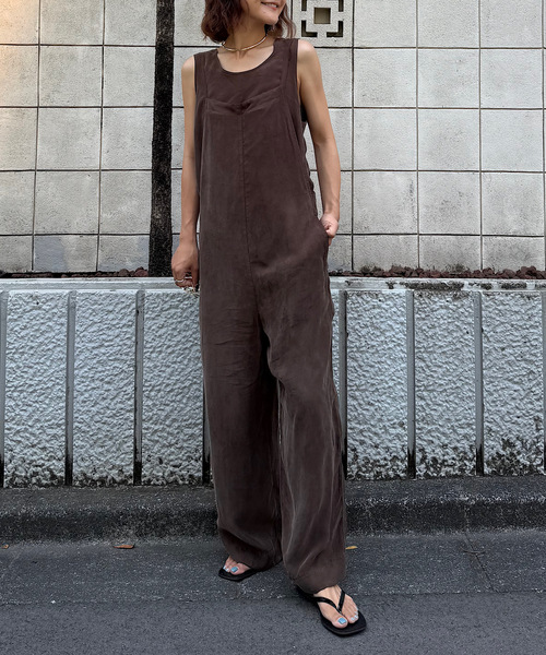 キュプラ サロペット（つなぎ/オールインワン）｜OUTDOOR