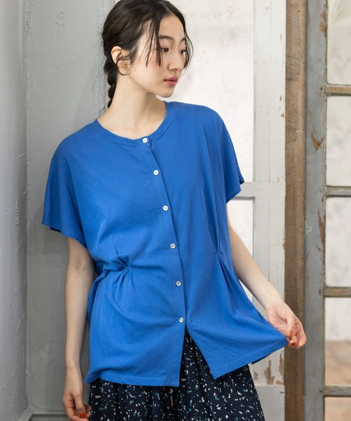 セール】コットンシアータックフレンチプルオーバー（Tシャツ