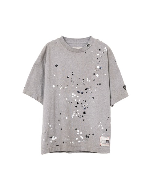 Maison MIHARA YASUHIRO（メゾンミハラヤスヒロ）の「Embellished Distressed T-Shirt（Tシャツ/カットソー・レディース・ブラック/ホワイト/グレー・38/36/40）」の2枚目の写真