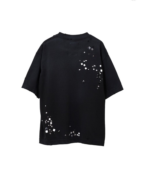 Maison MIHARA YASUHIRO（メゾンミハラヤスヒロ）の「Embellished Distressed T-Shirt（Tシャツ/カットソー・レディース・ブラック/ホワイト/グレー・38/36/40）」の11枚目の写真