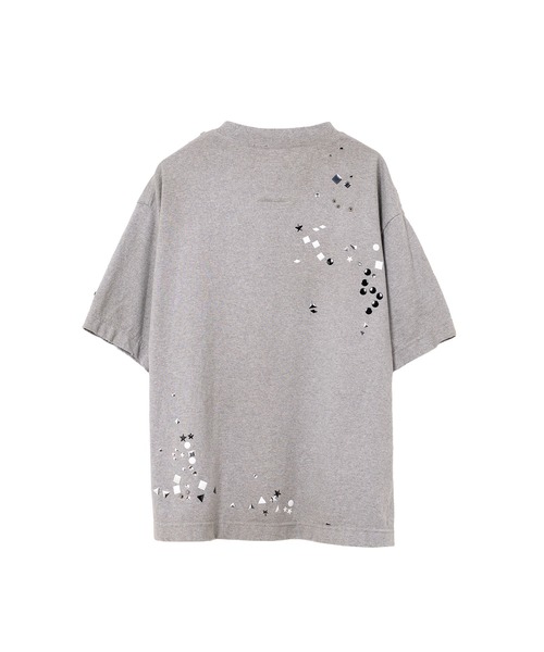 Maison MIHARA YASUHIRO（メゾンミハラヤスヒロ）の「Embellished Distressed T-Shirt（Tシャツ/カットソー・レディース・ブラック/ホワイト/グレー・38/36/40）」の18枚目の写真