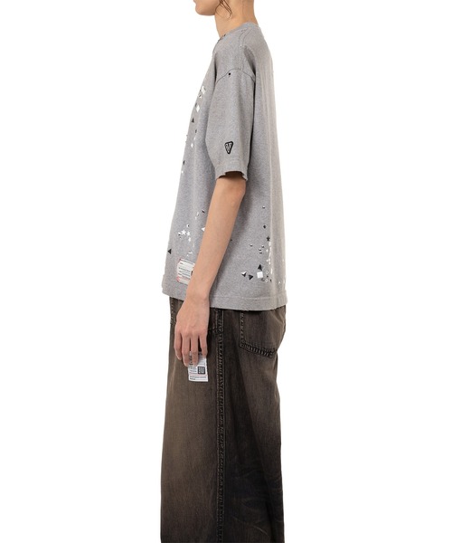 Maison MIHARA YASUHIRO（メゾンミハラヤスヒロ）の「Embellished Distressed T-Shirt（Tシャツ/カットソー・レディース・ブラック/ホワイト/グレー・38/36/40）」の20枚目の写真