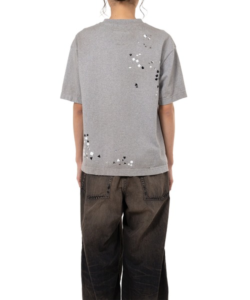 Maison MIHARA YASUHIRO（メゾンミハラヤスヒロ）の「Embellished Distressed T-Shirt（Tシャツ/カットソー・レディース・ブラック/ホワイト/グレー・38/36/40）」の21枚目の写真