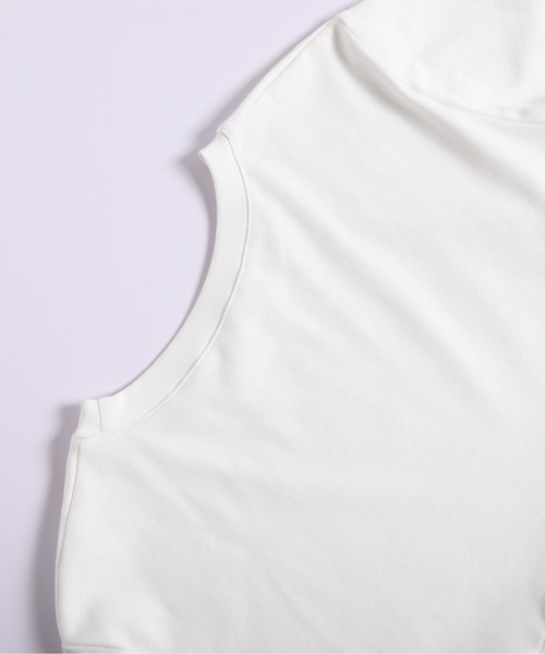 AMELY(エミリー)の「バックシアーフリルTシャツ(Tシャツ/カットソー・レディース・ブラック/ホワイト・フリー)」の19枚目の写真