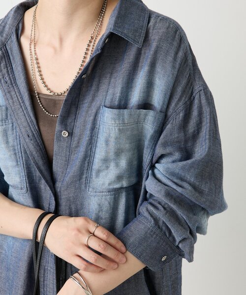 GALLARDA GALANTE - jena espace merveilleux デニムシャツ　新品 セール】ガーゼデニムシャツ（シャツ/ブラウス）｜Jena espace
