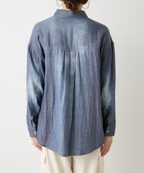 GALLARDA GALANTE - jena espace merveilleux デニムシャツ　新品 セール】ガーゼデニムシャツ（シャツ/ブラウス）｜Jena espace