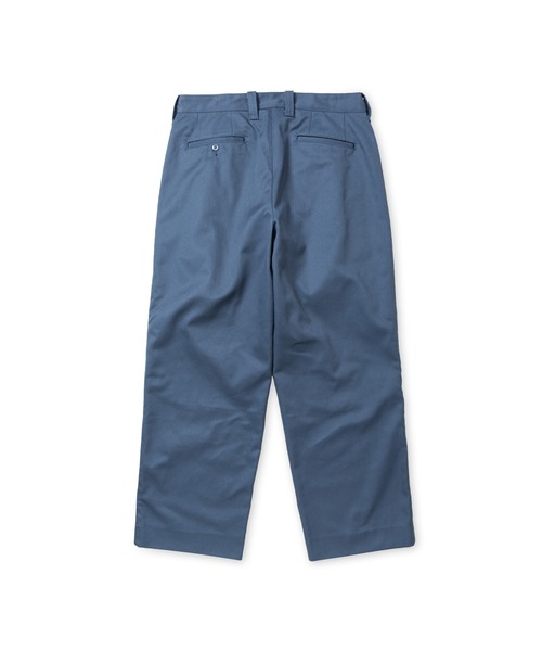 CALEE(キャリー)の「SIDE LINE TUCK TROUSERS(チノパンツ・メンズ・ブルーグレー/ブラック・LARGE/MEDIUM)」の7枚目の写真