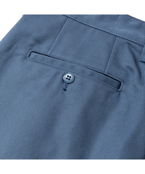 CALEE(キャリー)の「SIDE LINE TUCK TROUSERS(チノパンツ・メンズ・ブルーグレー/ブラック・LARGE/MEDIUM)」の3枚目の写真