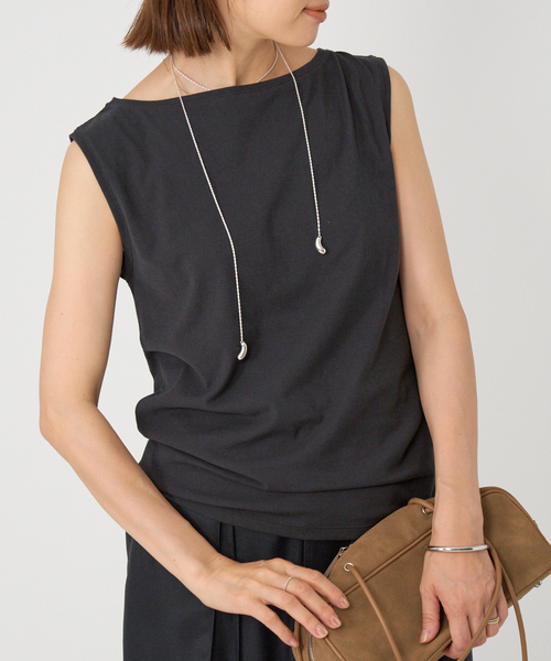 新品　イエナ　IENA 強撚テレコ　クルーネックカットソー IENA｜イエナのTシャツ/カットソー（クルーネック(丸首)）通販