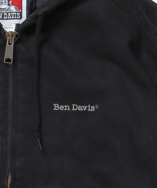 BEN DAVIS（ベンデイビス）の「【BEN DAVIS（ベンデイビス）】WORKERS PARKA / ジップパーカー フーディ 中綿 キルト ワークジャケット ダブルジップ（ブルゾン・メンズ・ブラック/アイボリー/ブラウン/ターコイズブルー/その他1・LARGE/MEDIUM/X-LARGE）」の9枚目の写真