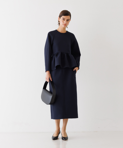 DESIGNWORKS(デザインワークス)の「ペプラムブラウス(シャツ/ブラウス・レディース・ネイビー/アイボリー・38)」の22枚目の写真