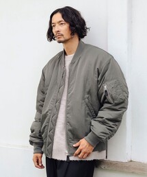 B:MING by BEAMS（ビーミングバイビームス）の「撥水 ナイロン MA-1（ユニセックス）（MA-1・メンズ）」